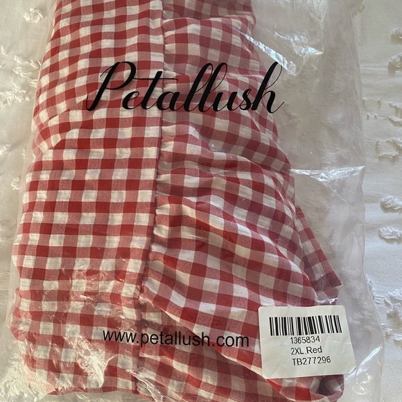 Petallush red and white checkered dress - Picture 4 of 5